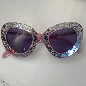 Karen Walker pink and silver sunglasses